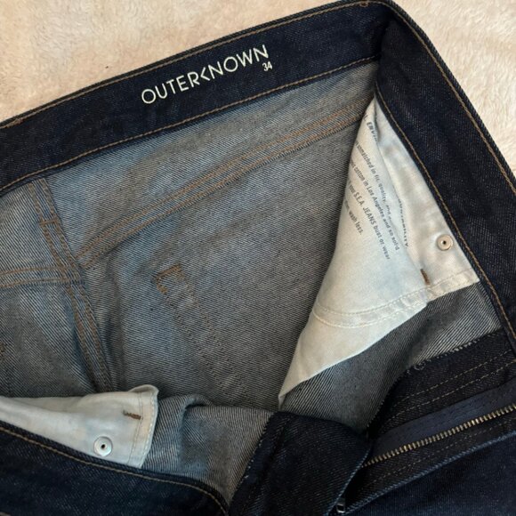 Outerknown S.E.A. Jeans Local Straight Leg - Indigo - Size 34 X 30 - Picture 2 of 3